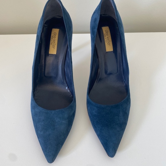 DEE KELLER Turquoise Parker Heels - Picture 4 of 10